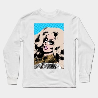 Trixie Mattel style pop art Long Sleeve T-Shirt